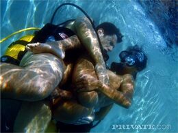 Ejaculating underwater